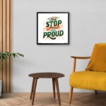 Don’t Stop Until You’re Proud Motivational Poster