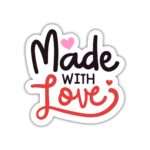 Made With Love Stickers