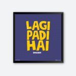 "Lagi Padi Hai Bhookh" Wall Poster for Dining Room