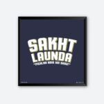 "Sakht Launda" Funny Hindi Quotes Wall Poster