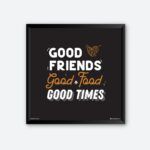 “Good Friends Good Food Good Times” Wall Posters for Cafe