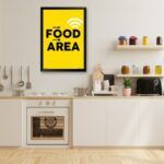 “Food Area” Poster for Dining Room