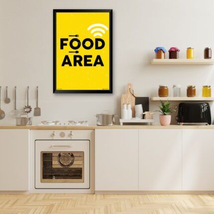 “Food Area” Poster for Dining Room