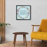 "Life is Circle of Happiness" Quotes Poster for Home