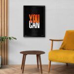 "You Can" Motivational Wall Poster for Office