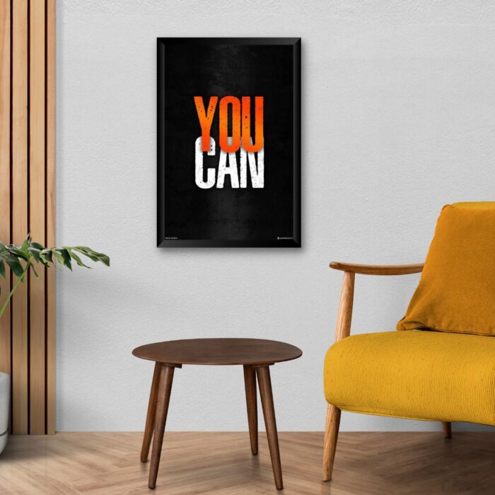 "You Can" Motivational Wall Poster for Office