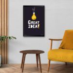 "Great Idea" Framed Poster for Office