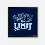 "Sky Is The Limit" Motivational Wall Poster