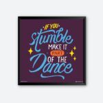 "Dance Sing Live" Quotes Wall Poster for Dancers