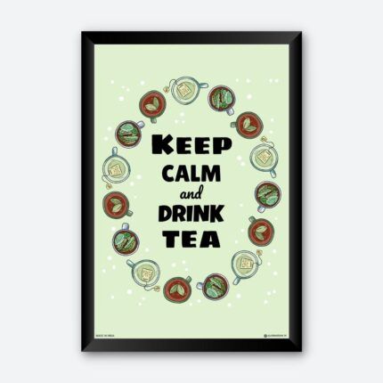 "Keep Calm and Drink Tea" Wall Art for Tea House