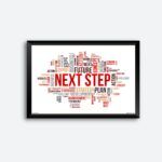 "Next Step" Quotes Poster for Workroom