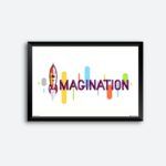"Imagination" Creative Wall Poster for Startups