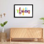 "Invent" Wall Art for Tech Company