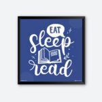 "Eat Sleep Read" Wall Art for Reader