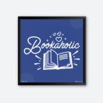 "Bookaholic" Wall Art for Bookworm