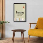 "Learn To Gain Knowledge" Poster for Readers