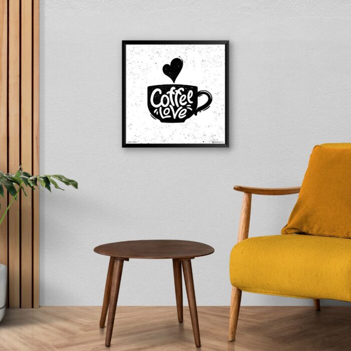 "Coffee Love" Poster for Cafeteria