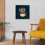 "Life Begins After Coffee" Art for Coffee Enthusiast