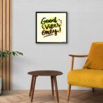 "Good Vibe Only" Wall Poster for Cafe