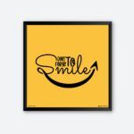 "Don't Forget To Smile" Wall Art for Home Decor