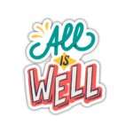 All is well sticker for mobile