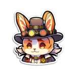 Cartoon Rabbit Sticker