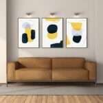 Flat Abstract Wall Frames